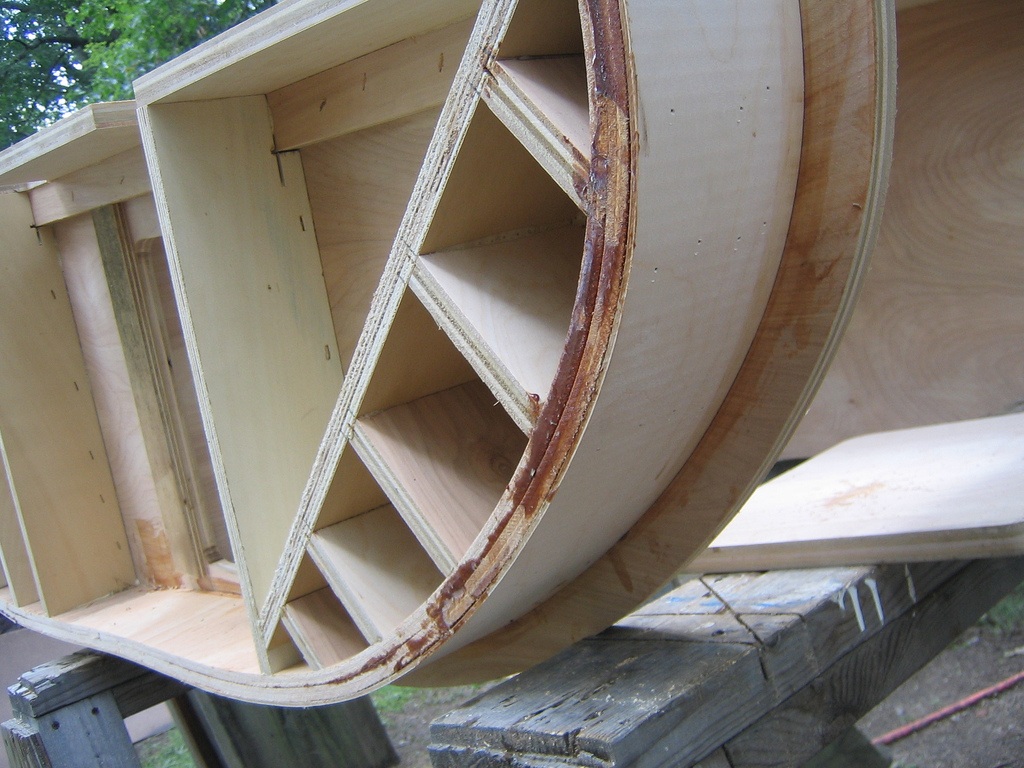 Plywood Curved Concrete Forms